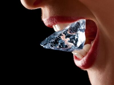Girl Chewing Ice