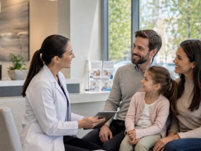 Family New to Oakville Meeting Dentist